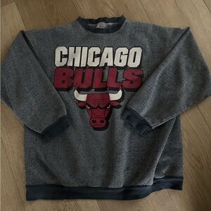 Vintage Chicago Bulls Gray Sweatshirt